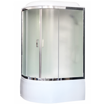Душевая кабина Royal Bath BK RB 8120BK6-WC-CH (белое/матовое) правая